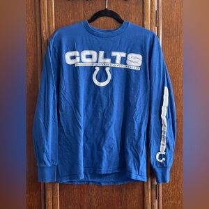 Colts long sleeve t Size M blue white